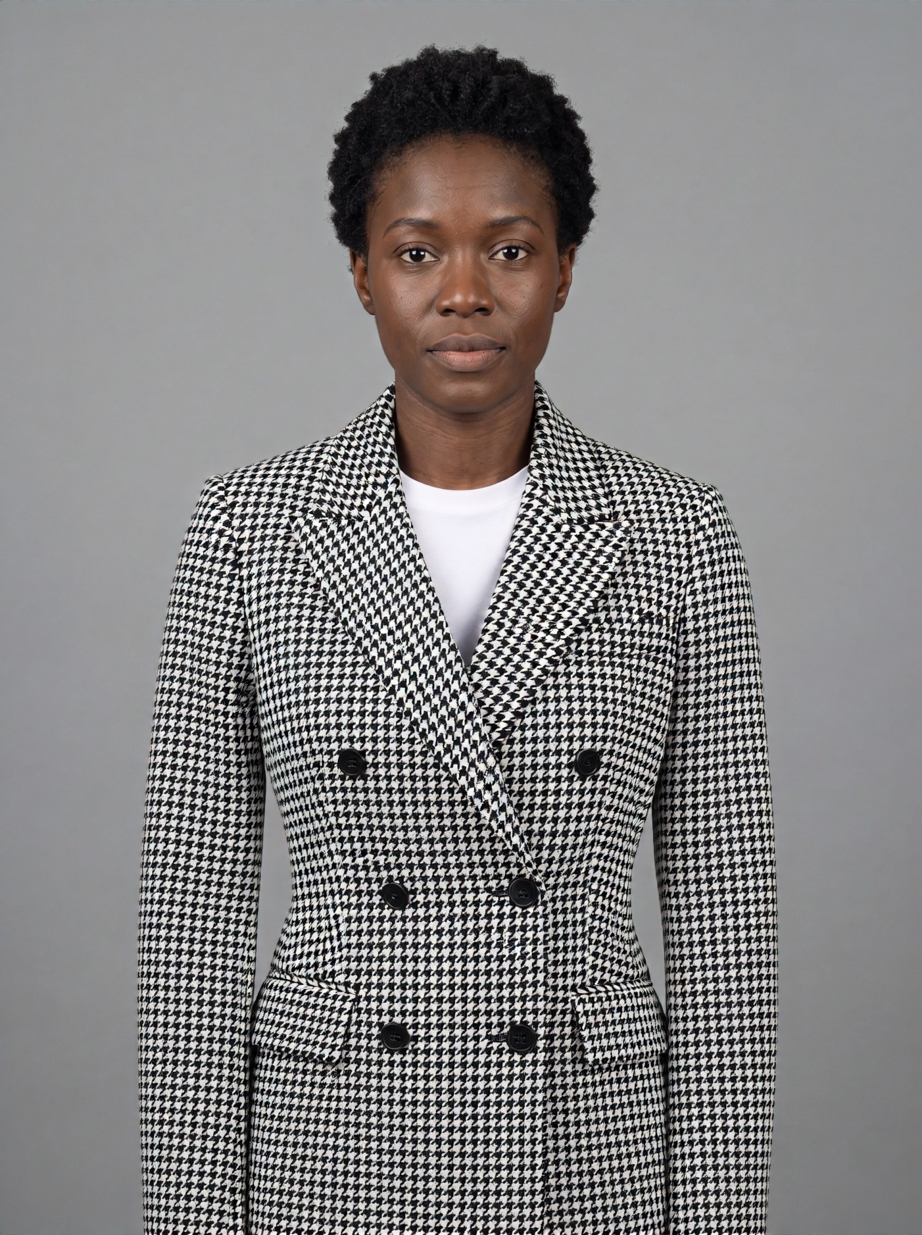 Houndstooth Blazer — try-on 7 of 8