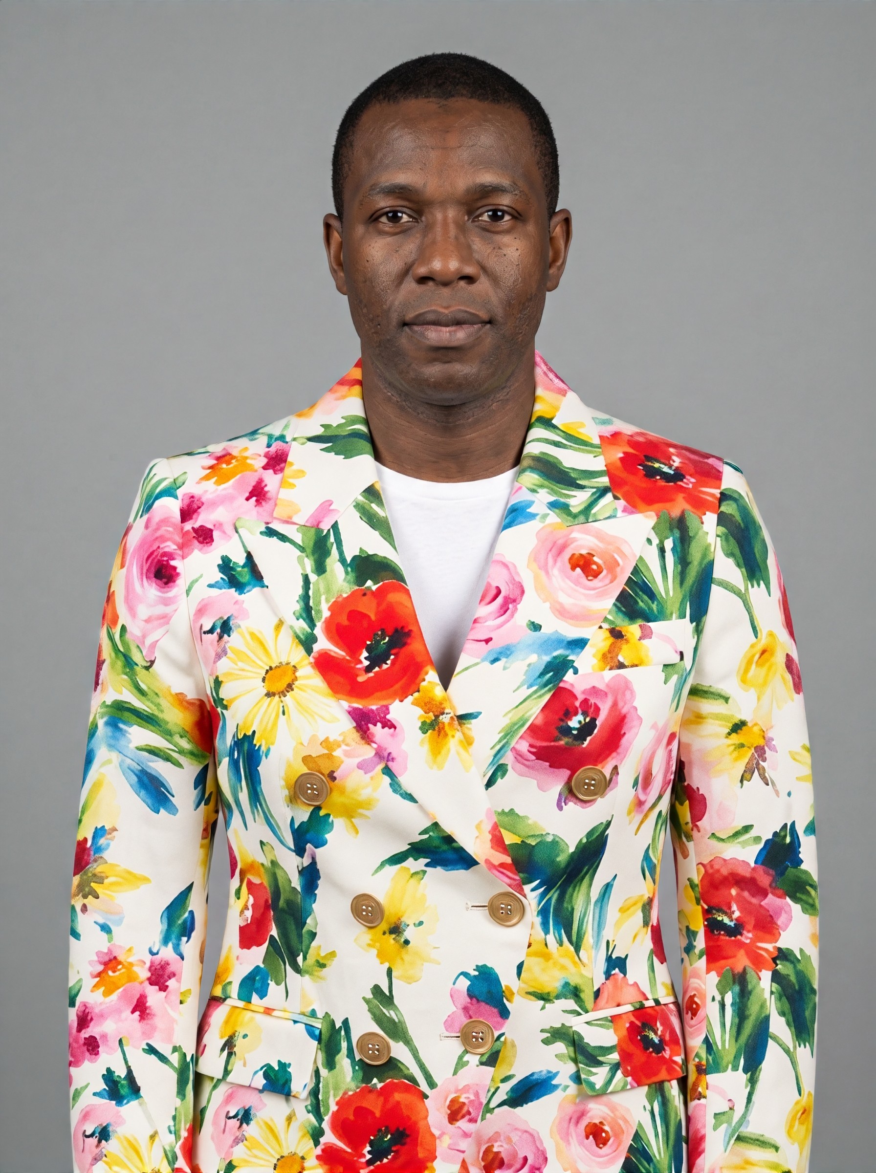 Floral Blazer — try-on 6 of 8