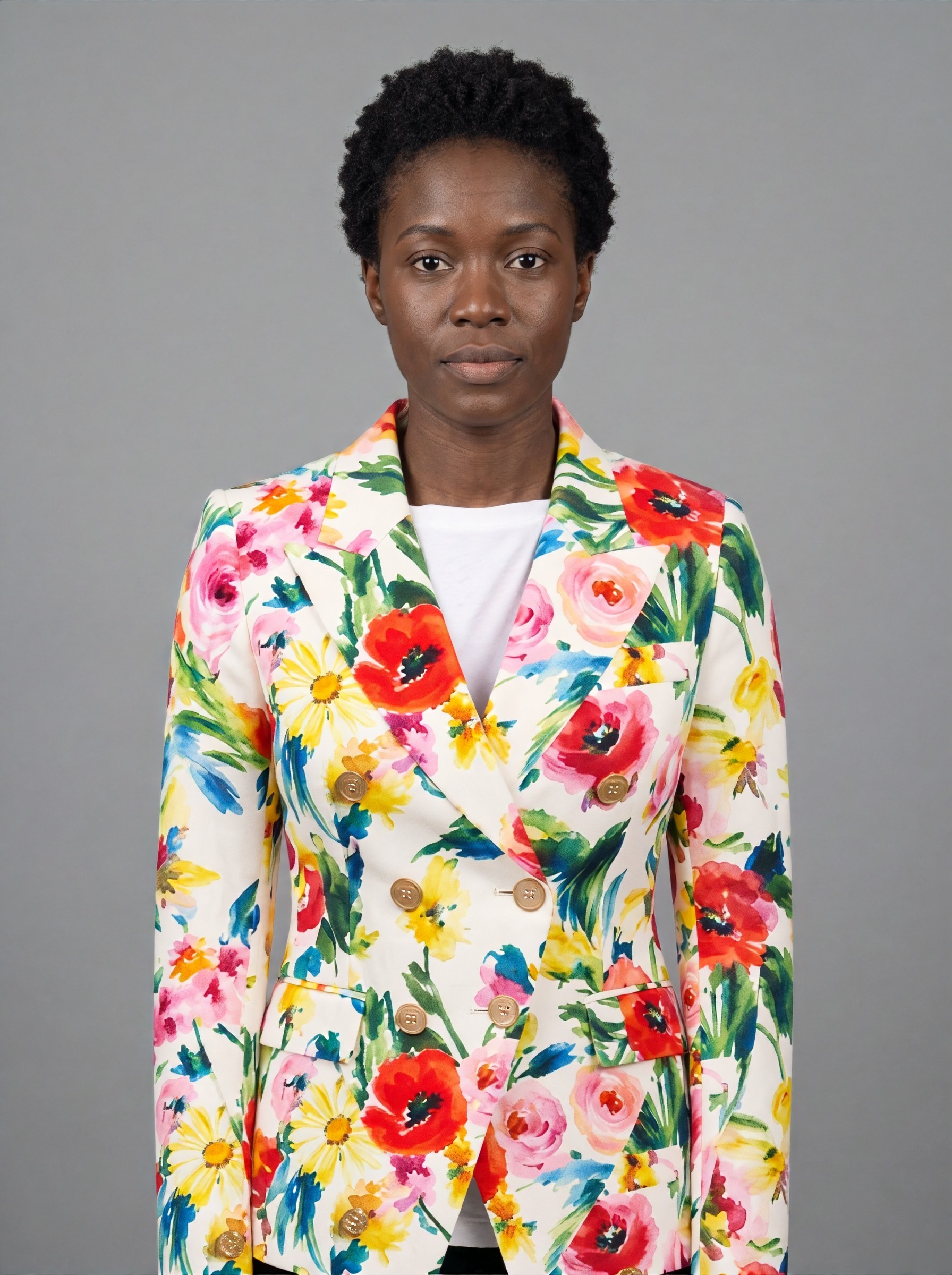 Floral Blazer — try-on 7 of 8
