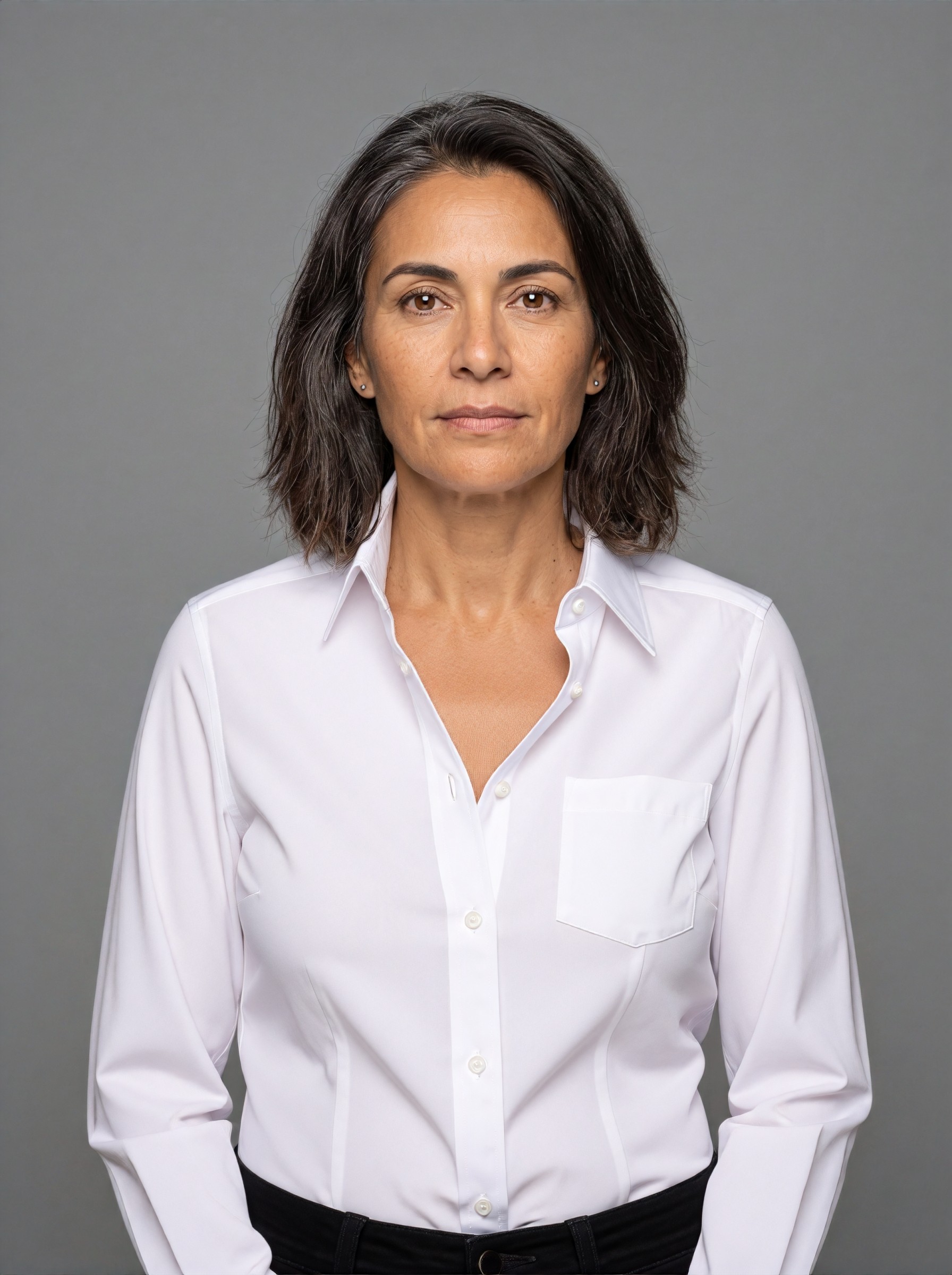 White Collar Shirt — try-on 4 of 8