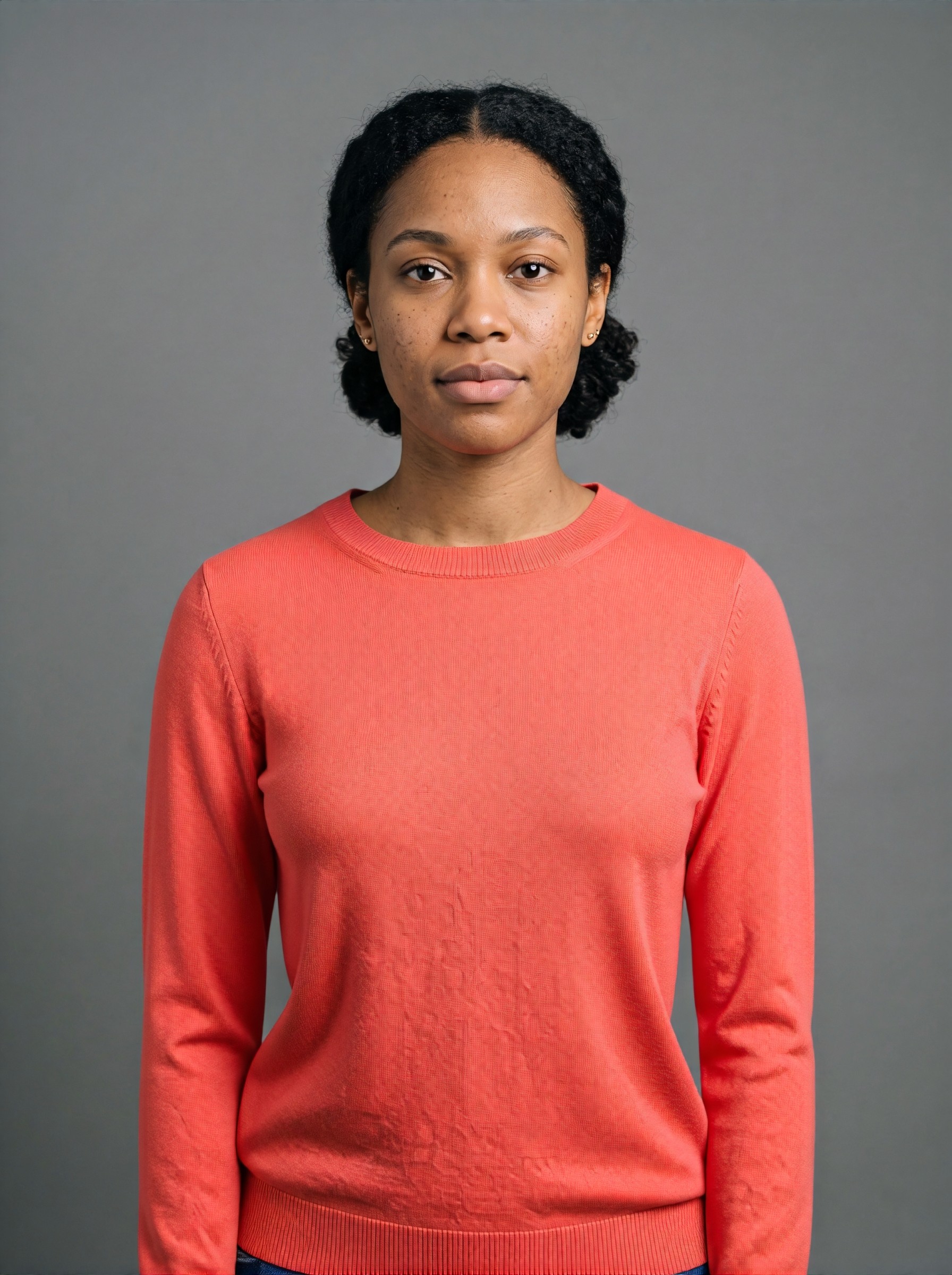 Peach Sweater — try-on 5 of 8